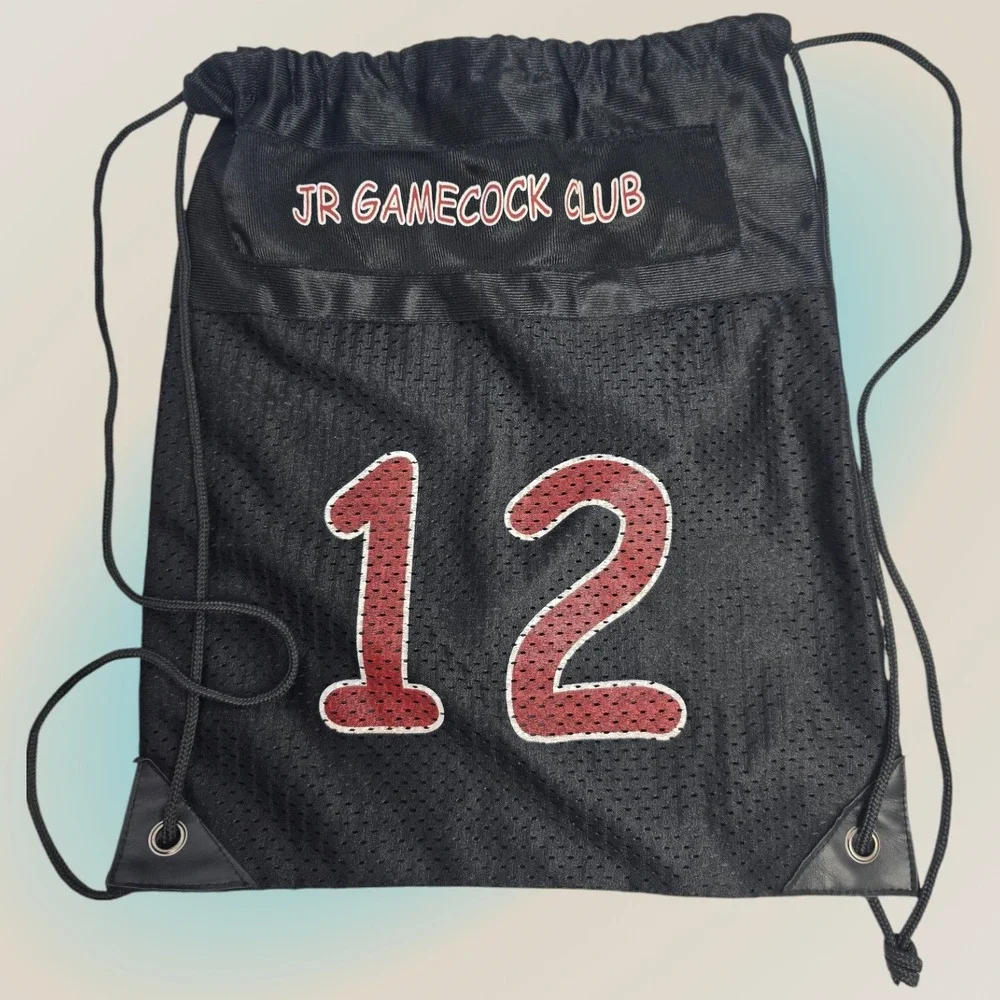 Jr Gamecock # 14 Logo & Light Wash Laundry Bag Tote